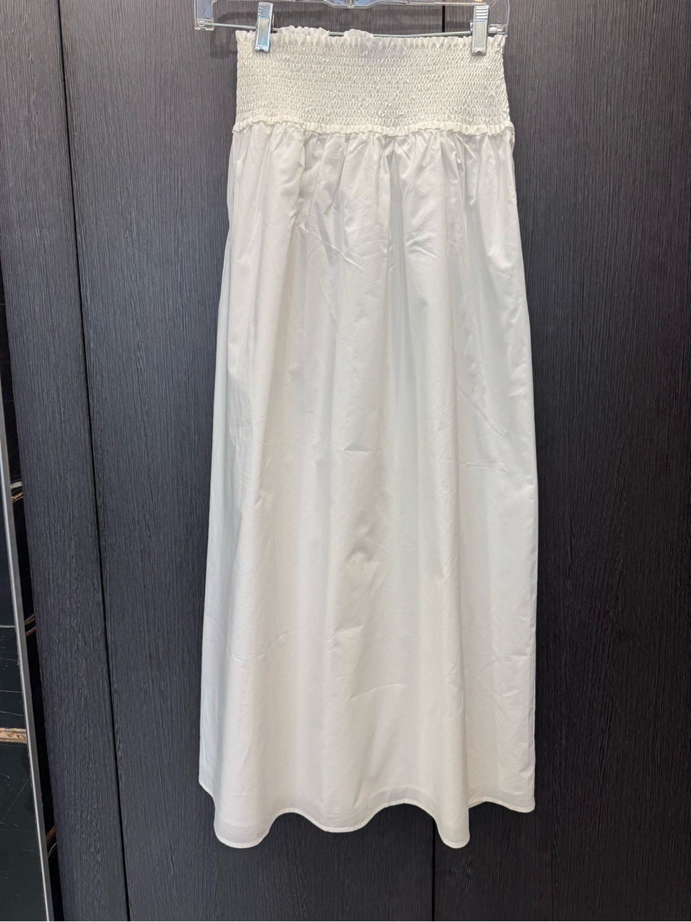 Hill House Womens S White Smocked Skirt - never worn - Picture 3 of 3